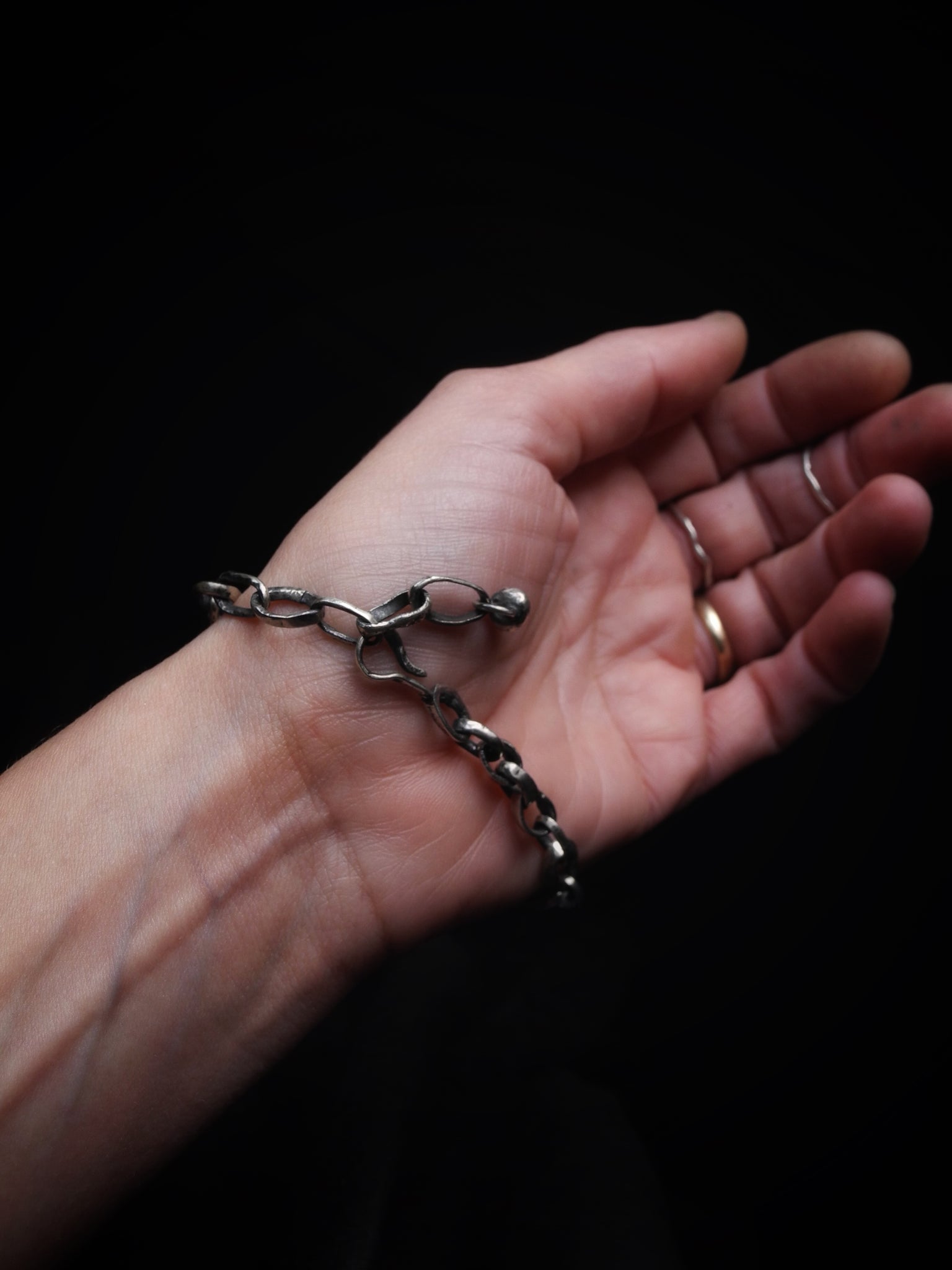 Weathered Chain Link Bracelet