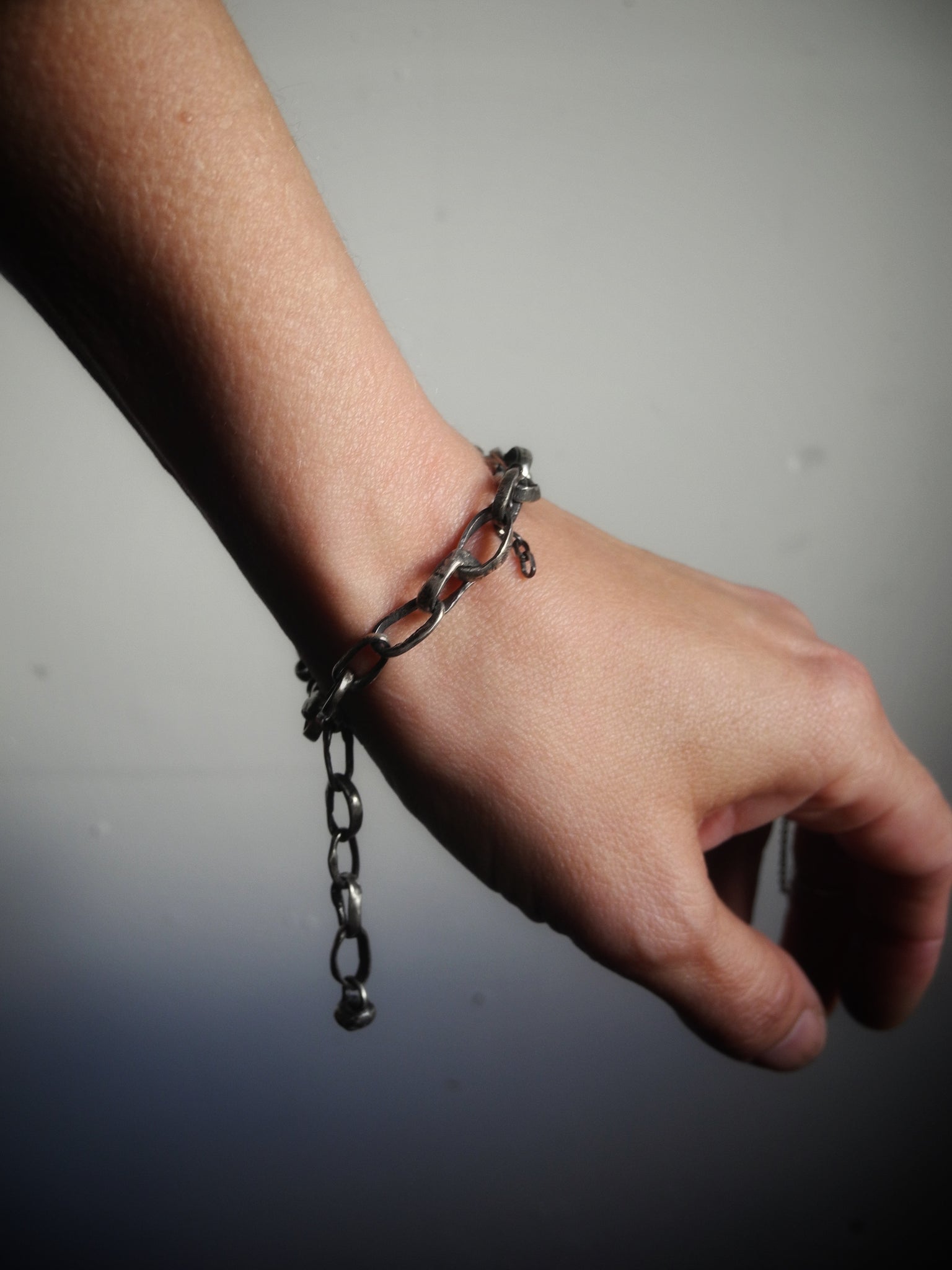 Weathered Chain Link Bracelet