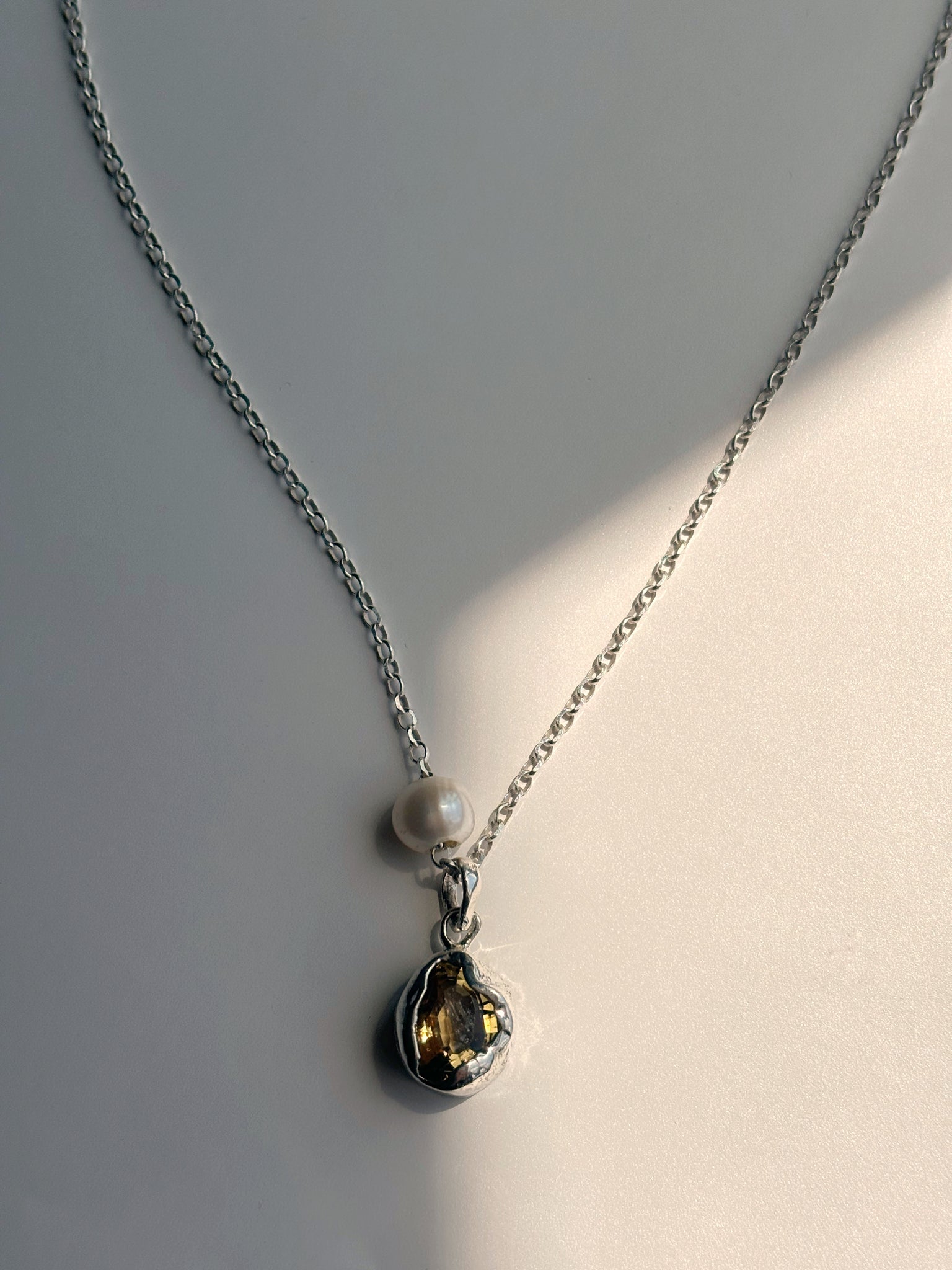 Golden Lense Necklace