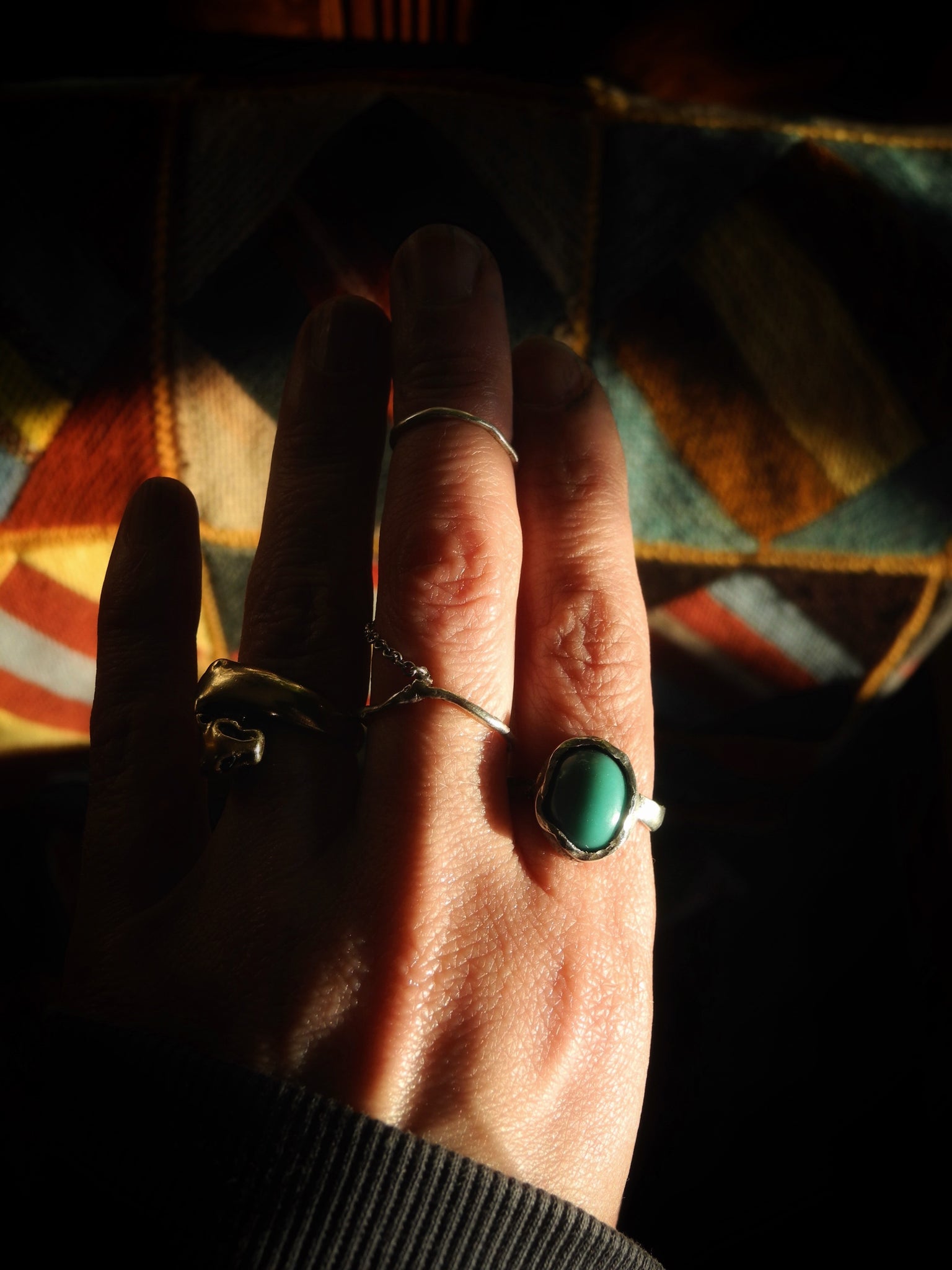 Turquoise Burrow Ring