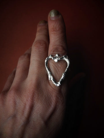 Crowned Heart Ring