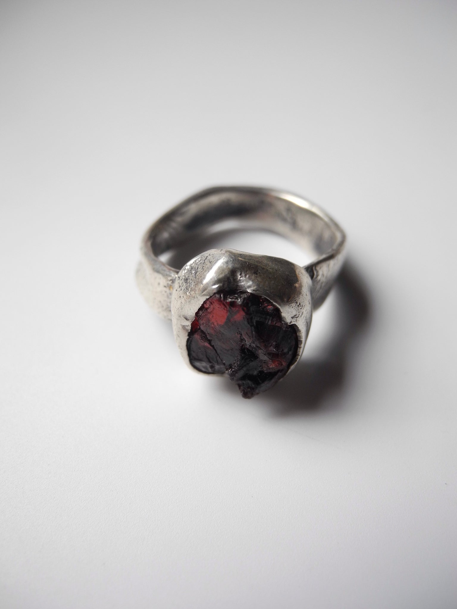 Unearthed Garnet Ring