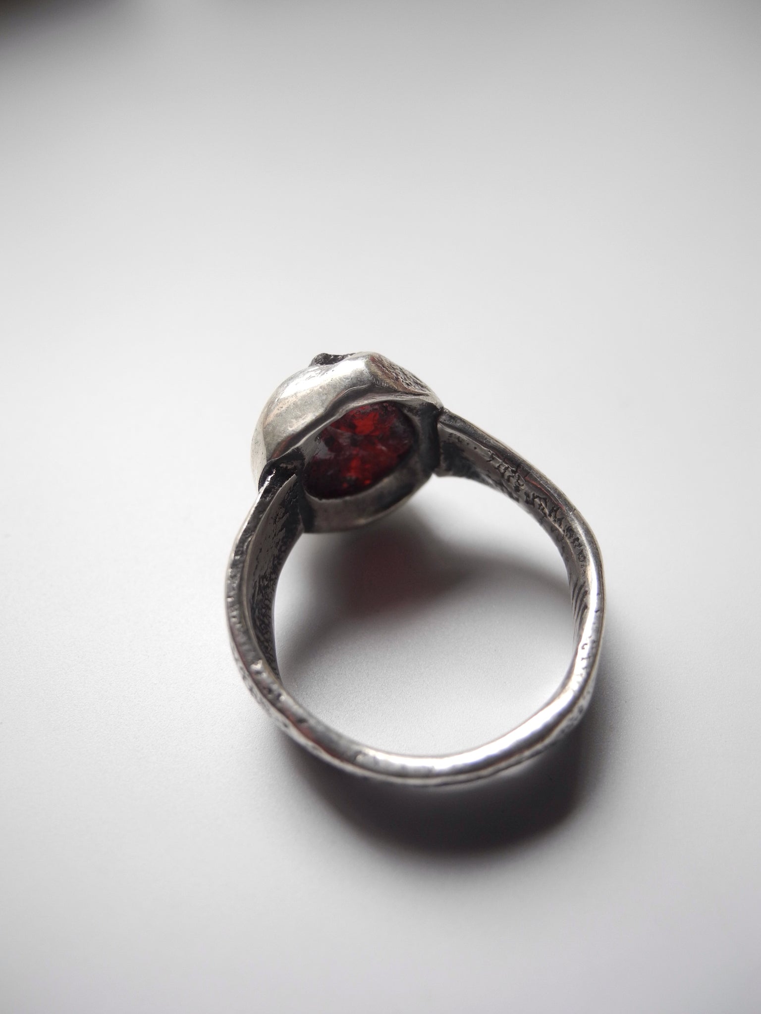 Unearthed Garnet Ring