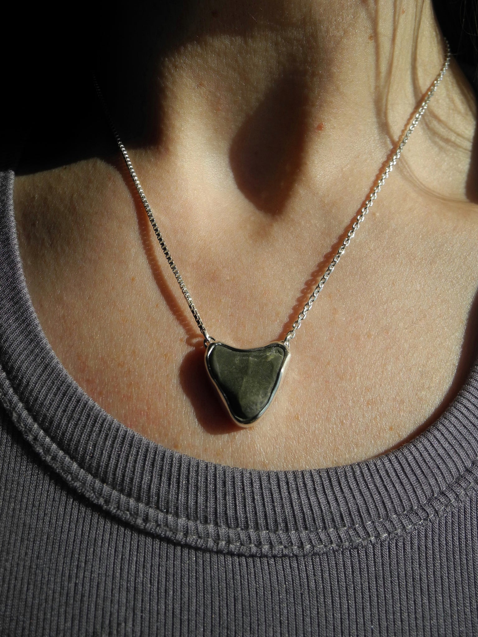 Bay of Fundy Heart Necklace