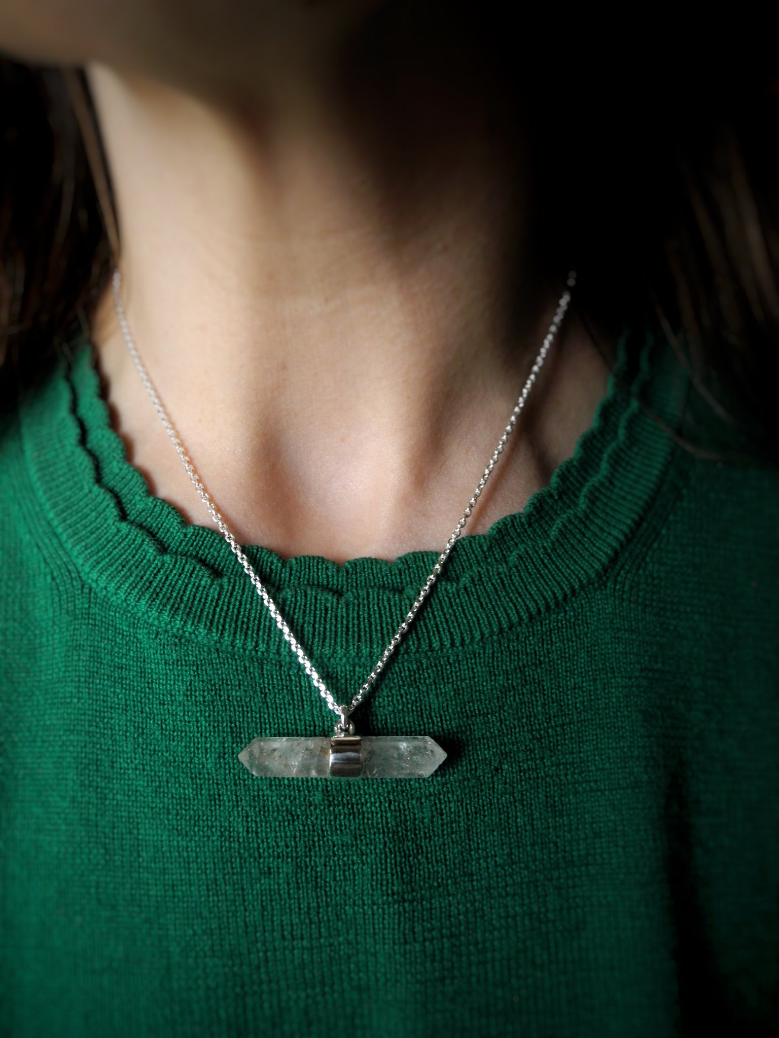 Horizontal Space Necklace